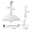 Dog's Transparent Umbrella With Traction Chain Removable Umbrella Pet Products - Image 6