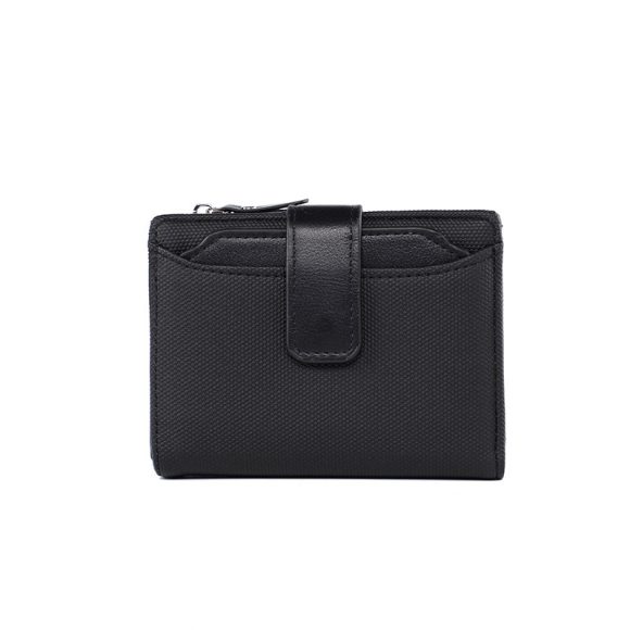 Women's Short Solid Color Leather Wallet - Image 5