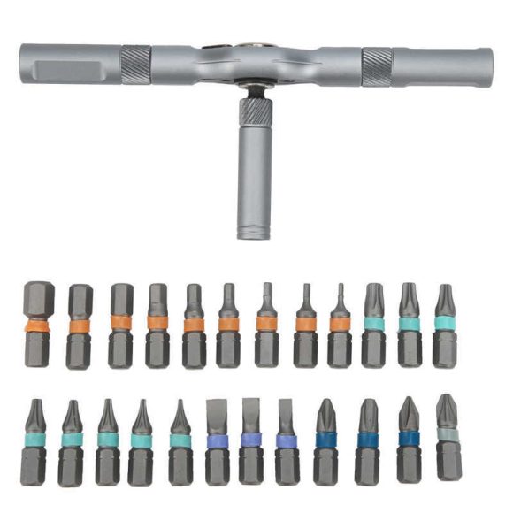 Ratchet Screwdriver Set 24 In 1 Bit Multipurpose Repair Tool Manual Hardware With Handle - Image 8