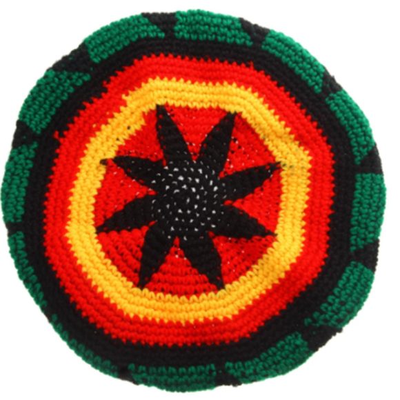 Halloween Jamaica Reggae Children Woolen Cap Handmade Knitted Rainbow Striped Festival Funny Wear - Image 7