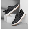 Men's Cowhide Board Shoes Thick Bottom Retro Trendy Flat Handmade Sewing - Image 4