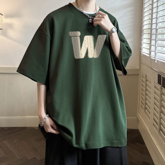 American Retro Cotton Heavy T-shirt Half Sleeve - Image 5