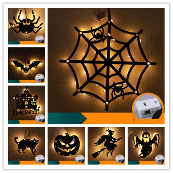 Halloween LED Decorative Lights Luminescent Spider Listing Home Decor Lamp - Image 8