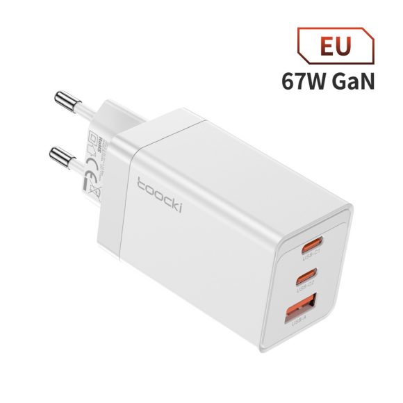 67W Pole Charger Gallium Nitride Three-port Fast Charging Charger - Image 4