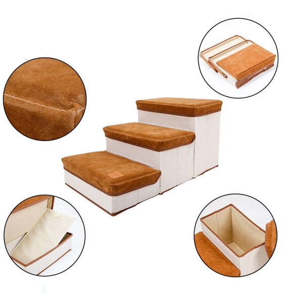 Foldable Storage Pet Dog Stairs - Image 6