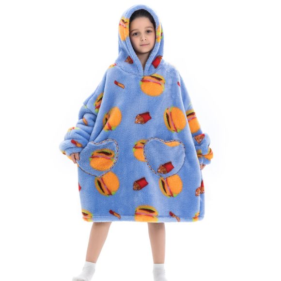 Oversized Thermal Sweatshirt Lazy Sweatshirt Kids - Image 5