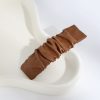 Leather Barrettes Pleated Solid Color Simple Temperamental All-match - Image 2