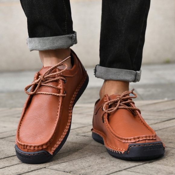 Seasons Hand-stitched Men's Shoes Lace-up