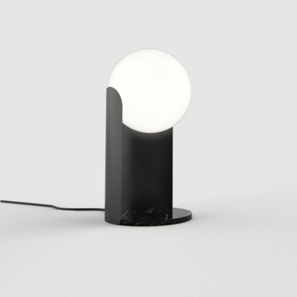 Marble Table Lamp Glass Ball Bedroom Bedside - Image 2