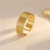 European And American Simple And Light Luxury Temperament Ring Open-ended Bracelet - Image 4