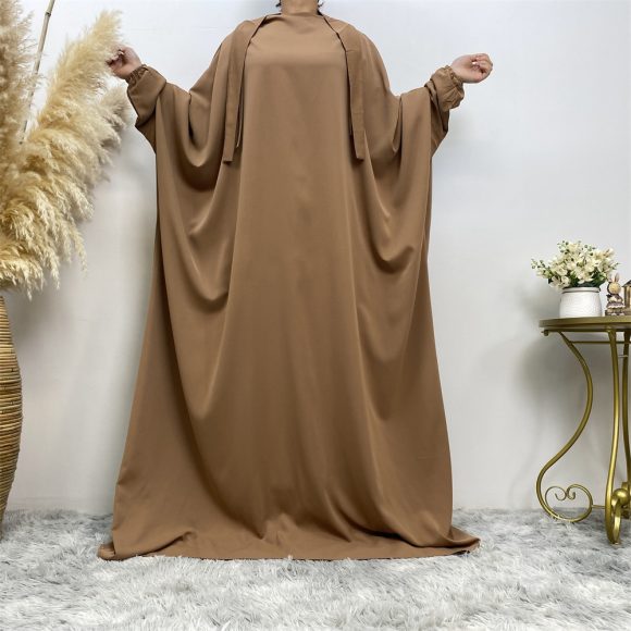 Middle East Dubai Clear Muslim Split Size Dress - Image 9