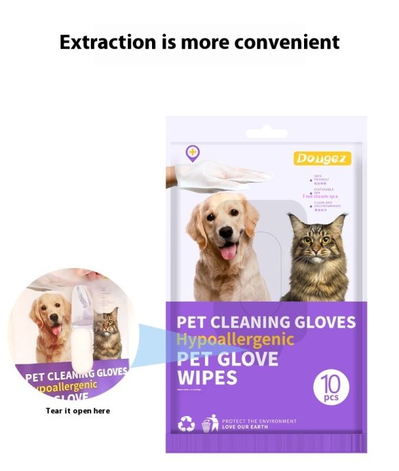 Dry Cleaning Disinfecting Paper Deodorant Pet Supplies Pet Disposable Gloves - Image 10