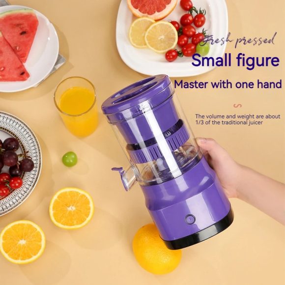 Electric Orange Juicer Lemon Juicer Squeezer Usb Rechargeable Citrus Juicer Machines Usb Rechargeable Portable Blender Kitchen Gadgets - Image 2