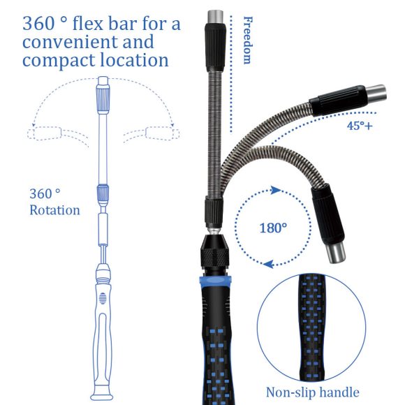 170 Piece Screwdriver Set Multi Function Repair - Image 3
