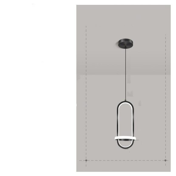 Modern Simple Led Bedroom Bedside Chandelier Nordic Creative Personality - Image 3