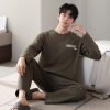New Cotton Long Sleeve Full Cotton Casual Homewear Suit - Image 3