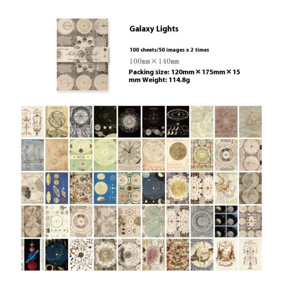 Material Paper Retro Artistic Background Notebook DIY Note - Image 8