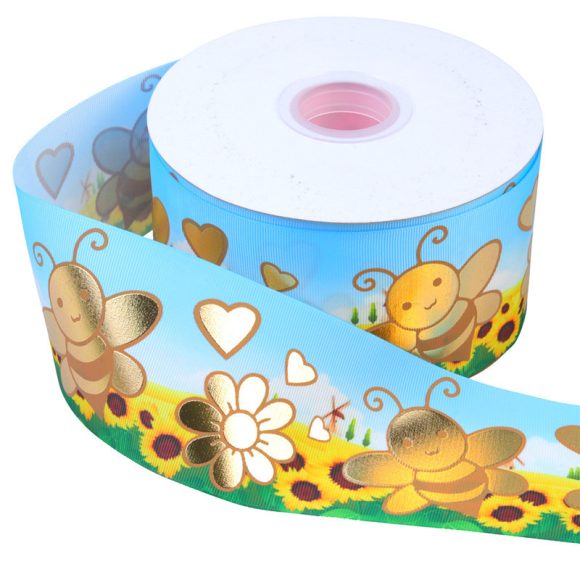 Bronzing Printed Rib Ribbon Clothing Accessories - Image 3
