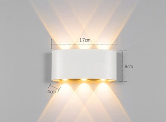 Led Wall Lamp Bedroom Bedside Lamp Garden Decoration Living Room Background Wall Lamp Waterproof Outdoor Spotlight - Image 3