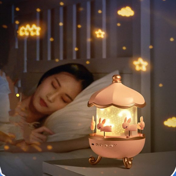 Night Light Projector Kids Nursery Children Room Space Rotation USB Rechargeable Led Night Lamp 12 Films Birthday Christmas Gift - Image 7