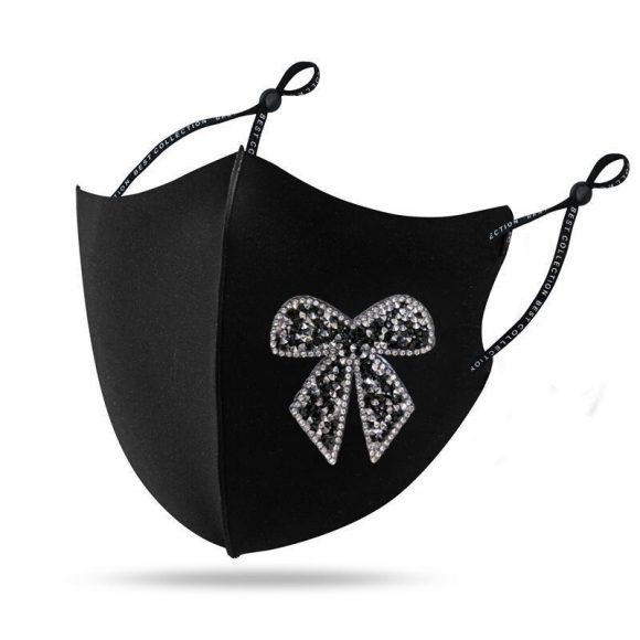 Diamond Mask Shiny Diamond Bow Creative Cloth Mask - Image 6
