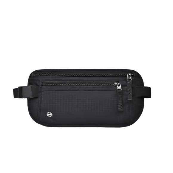 Passport Document Bag Personal Invisible Waterproof Mobile Phone Rfid Waist Bag - Image 3