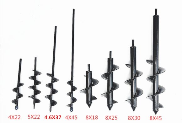 Ground Drilling Machine Drill Bit Spiral Tree Planting Earth Boring Machine Screw Rod Garden Vegetable Planting Pine Soil Drill Bit Flower Planting Drill Drill Head - Image 4
