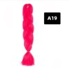 Color Big Braid African Chemical Fiber High Temperature Silk Wig Gradient - Image 9