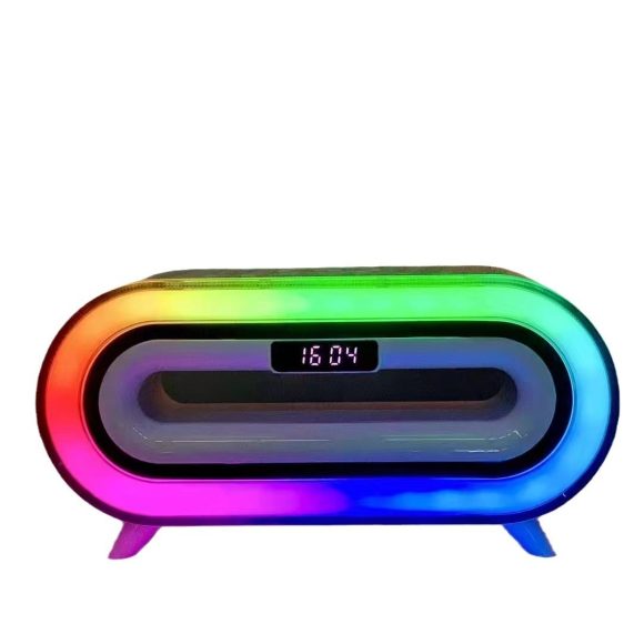 Wireless Charger White Noise Desktop Bluetooth Speaker - Image 4