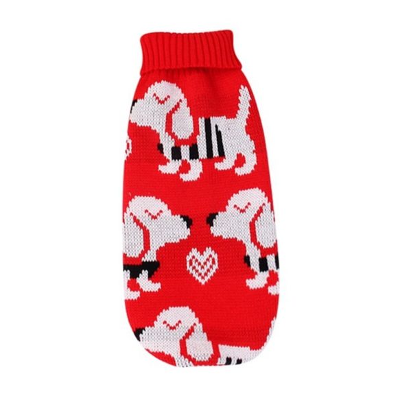 Christmas Turtleneck Knitting Sweater Dog Clothing - Image 9