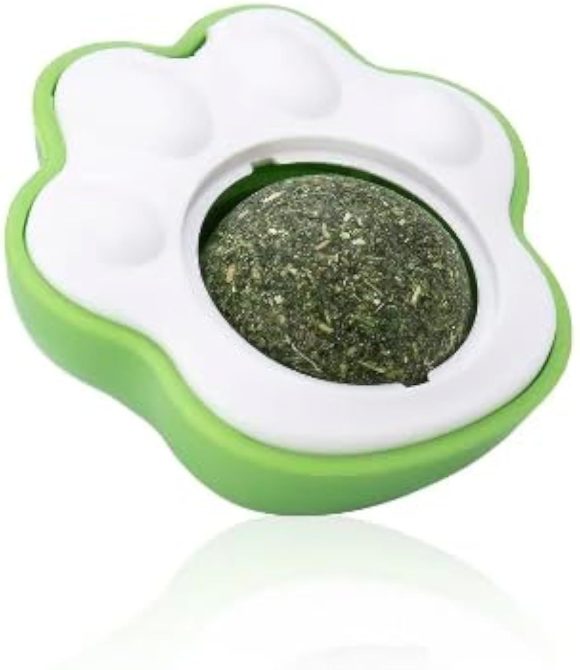 Catnip Balls Extra Energy Ball For Cats Edible Vine Cat Lick Toys Healthy Kitten Teeth Cleaning Dental Chew Toys Wall Treats For Cats - Image 2