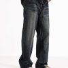 Retro Straight Jeans Men's American Loose-fitting Wide-leg Trousers - Image 2