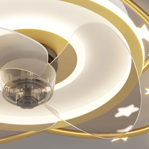 Nordic bedroom decor led lights for room Ceiling fan light lamp restaurant dining room Ceiling fans with lights remote control - Image 3