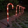 Solar Powered Cane String Lights Christmas Home Decor