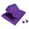 Solid Silk Mens Ties Neck Tie Set For Men Suits Tie Handker - Image 6