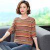Striped Sweater Thin Bottoming Shirt - Image 7
