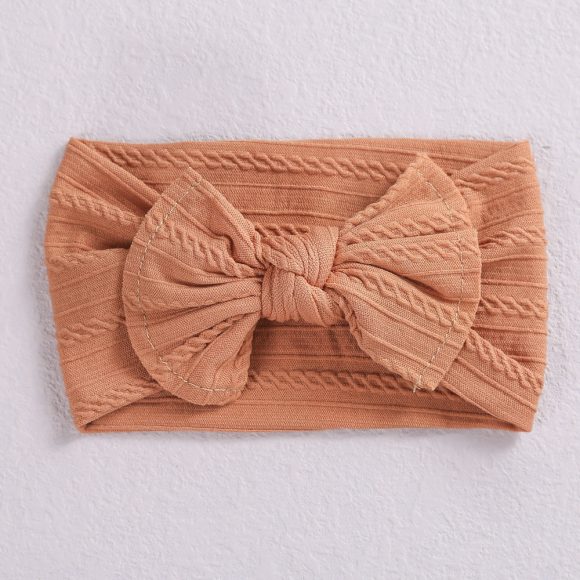 Baby Hair Accessories Elastic Head Bandwidth Edge Nylon Bow Headband For Children - Image 7