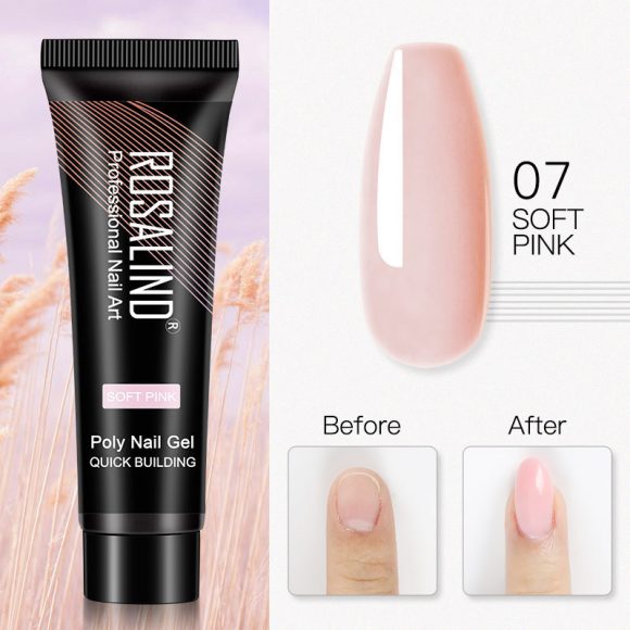 ROSALIND Manicure Extended Glue 15ml Crystal UV - Image 6