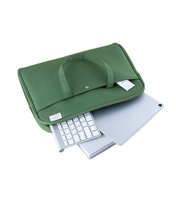 Solid Color Shock-absorbing Laptop Bag - Image 5