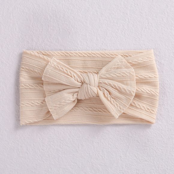 Baby Hair Accessories Elastic Head Bandwidth Edge Nylon Bow Headband For Children - Image 2