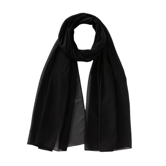 Women's Pure Color Pearl Chiffon Bubble Scarf Gauze Scarf - Image 9