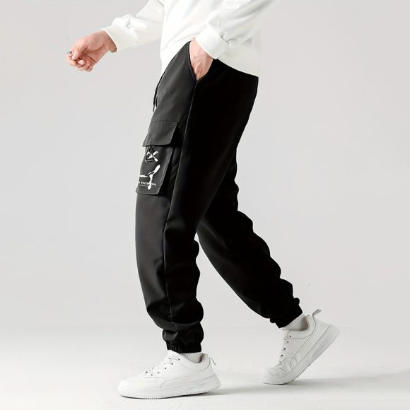 Straight Ankle Tied Wear-resistant Overalls Casual Pants - Image 8