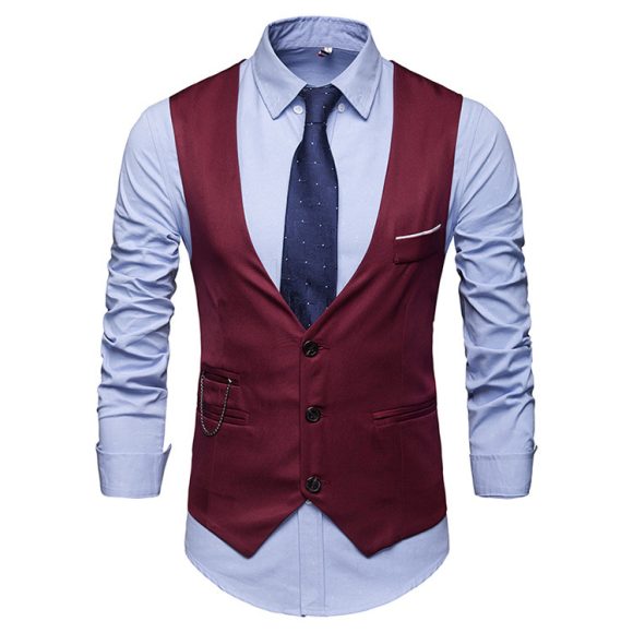 Men's Vest British Tank Top Large - Image 5