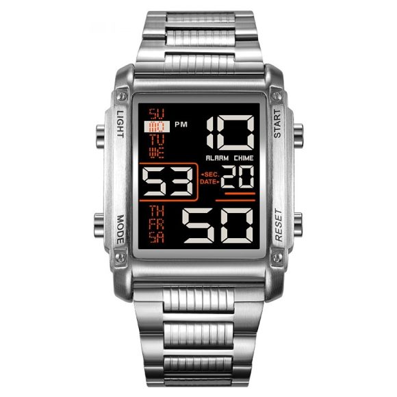 SKMEI Square Dial Fashion Practical Men's Electronic Sports Waterproof Date Display Electronic Watch - Image 6