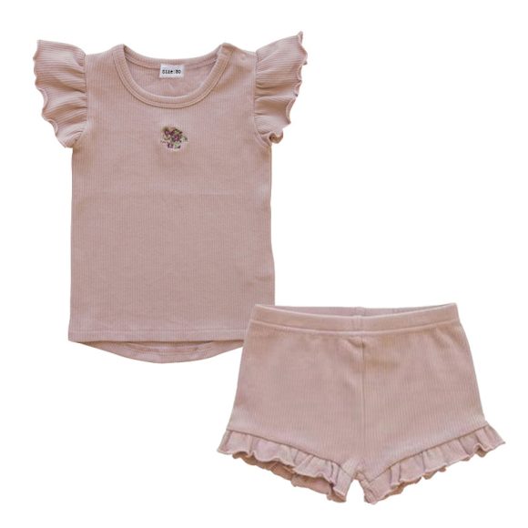 Rose Grey Embroidered Knitting Baby Kids Clothing - Image 8