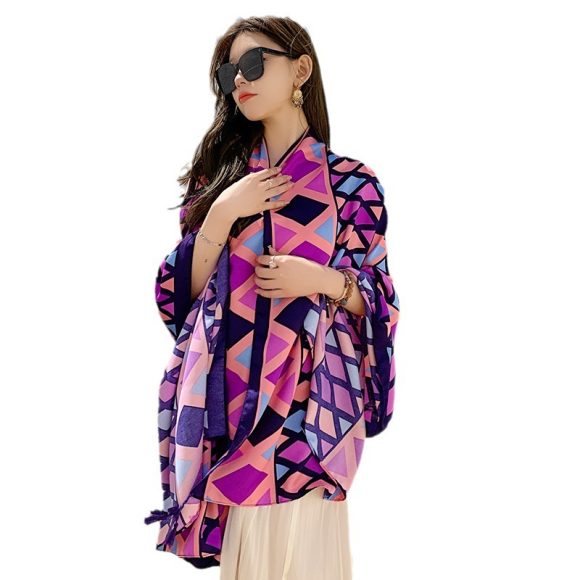 Sanya Seaside Holiday Shawl Scarf Scarf Women's Summer Travel - Image 4