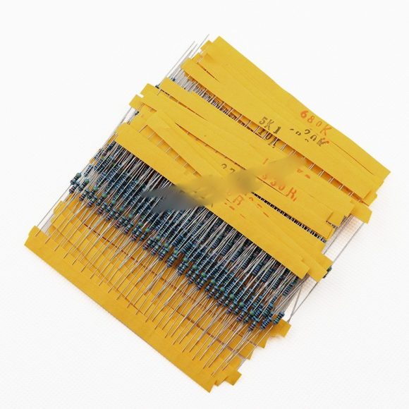 1-4W Five-color Ring Metal Film Resistance Pack Of 30 Values 20 Each 600pcs - Image 2