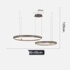 Chandelier Living Room Brushed Aluminum Bedroom Study - Image 7