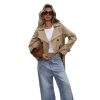 European And American Fallwinter Jacket Jacket Casual Temperament Double Breasted Top - Image 3