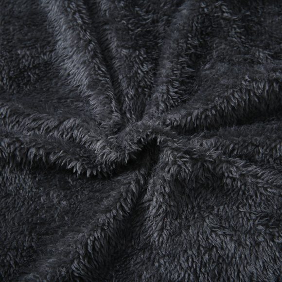 Boys Large Fur Collar Padded Warm Cotton Jacket - Image 6